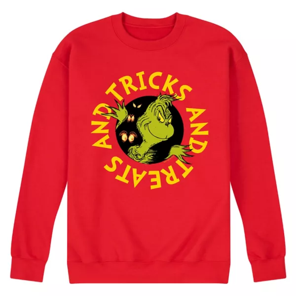 Мужская флисовая толстовка "Гринч: проделки и угощения" Dr Seuss Licensed Character, красный
Мужская флисовая толстовка "Гринч: проделки и угощения" Dr Seuss Licensed Character, красный