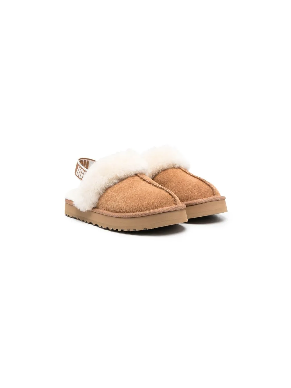 Слиперы Funkette с ремешком на пятке UGG Kids, коричневый
Слиперы Funkette с ремешком на пятке UGG Kids, коричневый