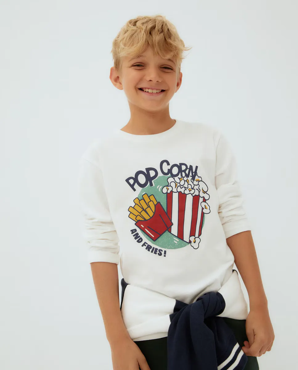 Футболка с длинными рукавами и рисунком для мальчиков Kids El Corte Inglés, цвет Blanco roto
Футболка с длинными рукавами и рисунком для мальчиков Kids El Corte Inglés, цвет Blanco roto