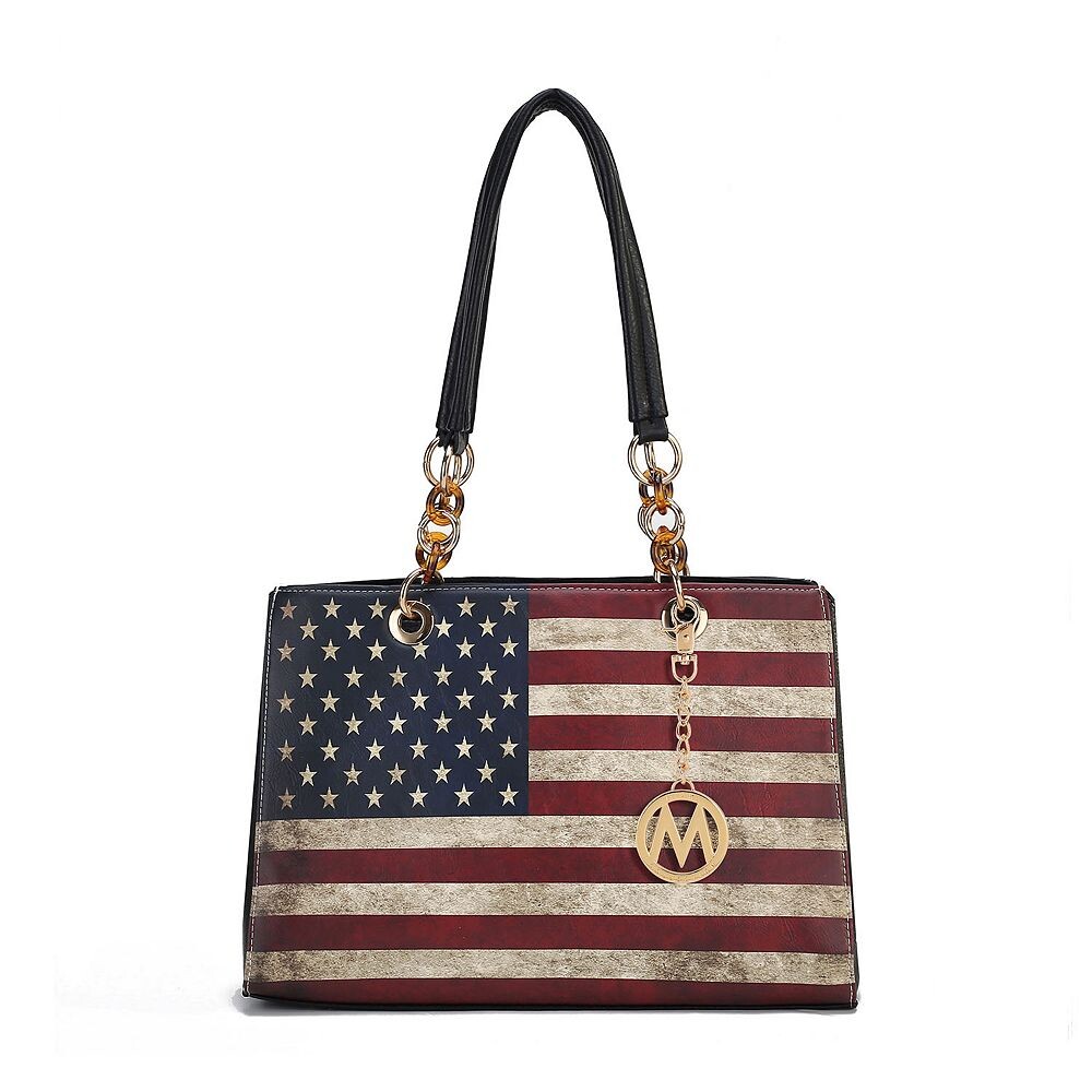 Коллекция Mkf Женская сумка через плечо Nevaeh из веганской кожи с патриотическим узором от Mia K MKF Collection, черный
Коллекция Mkf Женская сумка через плечо Nevaeh из веганской кожи с патриотическим узором от Mia K MKF Collection, черный