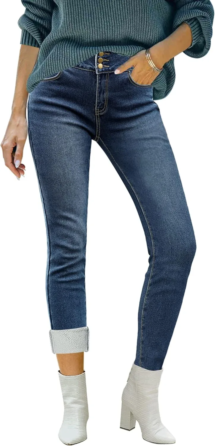 Utyful женские джинсы на флисе с высокой талией, утепленные, с эффектом джеггинсов
Utyful женские джинсы на флисе с высокой талией, утепленные, с эффектом джеггинсов