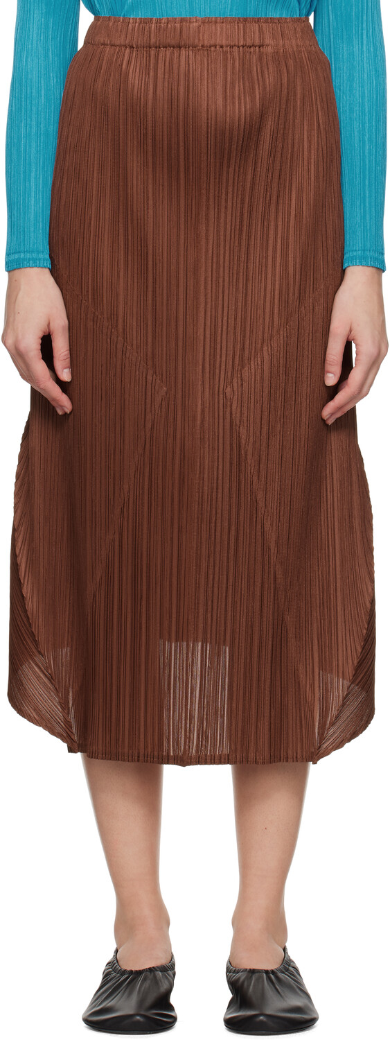 Юбка миди с более толстыми низами 2 PLEATS PLEASE ISSEY MIYAKE, коричневый
Юбка миди с более толстыми низами 2 PLEATS PLEASE ISSEY MIYAKE, коричневый