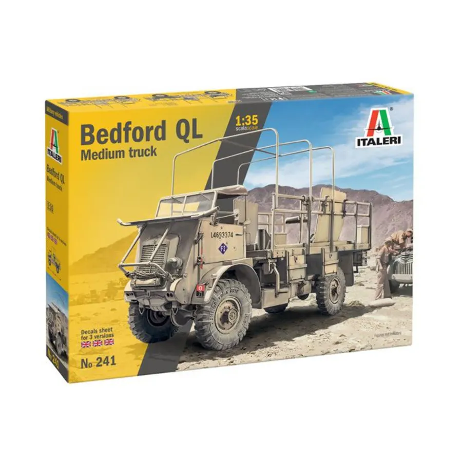 Средний грузовик Bedford QL, Military Vehicles (1:35) (Italeri)
Средний грузовик Bedford QL, Military Vehicles (1:35) (Italeri)