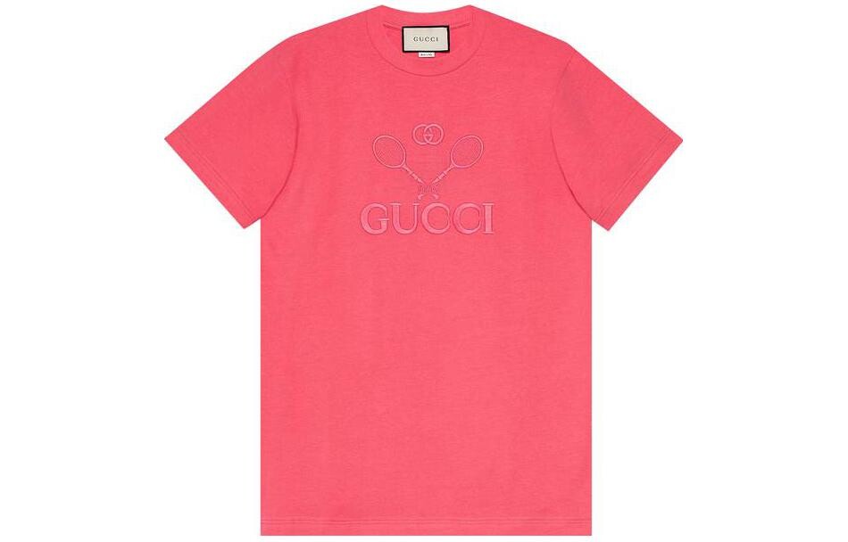 Футболка мужская розовая Gucci, розовый 
Футболка мужская розовая Gucci, розовый