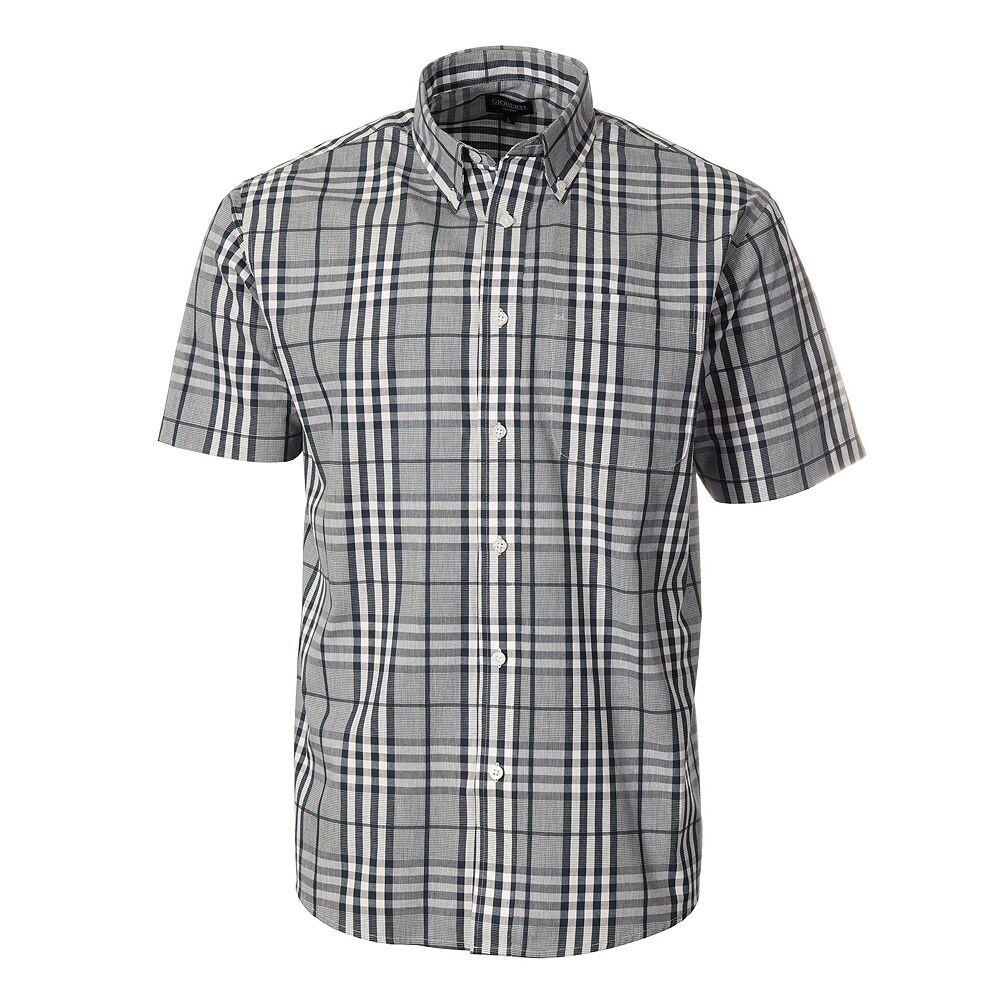 Gioberti Мужская рубашка в клетку с коротким рукавом, цвет Navy White
Gioberti Мужская рубашка в клетку с коротким рукавом, цвет Navy White