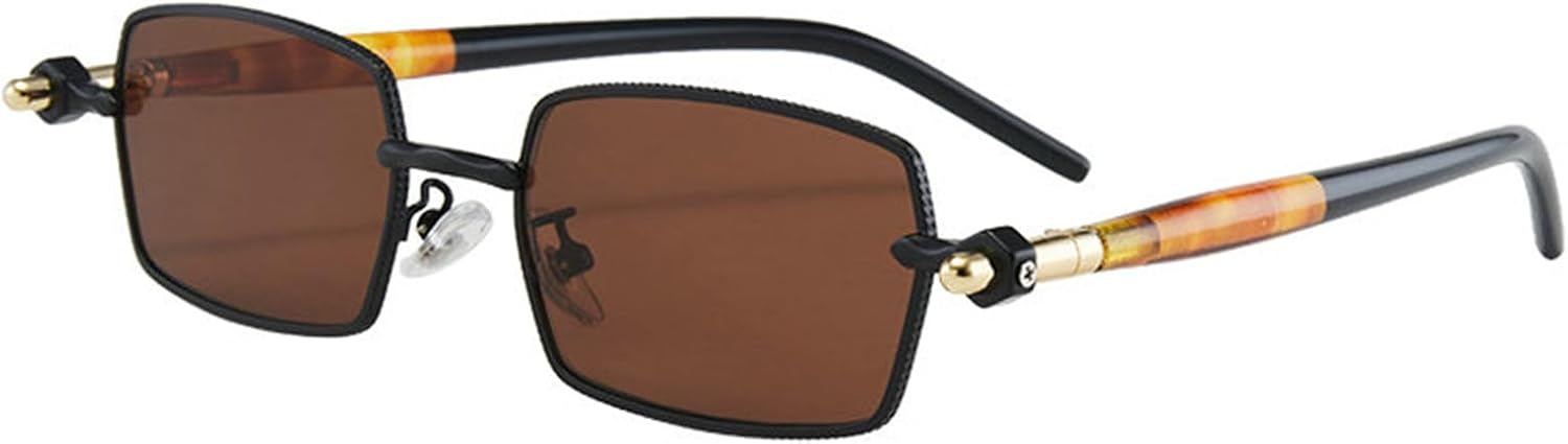 Солнцезащитные очки Helena Trendy Rectangle для женщин, металлические солнцезащитные очки золотистого цвета, квадратные солнцезащитные очки для женщин с защитой от УФ-излучения, C3
Солнцезащитные очки Helena Trendy Rectangle для женщин, металлические солнцезащитные очки золотистого цвета, квадратные солнцезащитные очки для женщин с защитой от УФ-излучения, C3