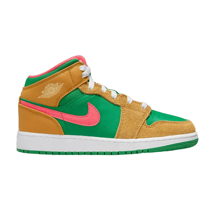 Кроссовки Air Jordan 1 Mid SE GS Wheat Watermelon, коричневый
Кроссовки Air Jordan 1 Mid SE GS Wheat Watermelon, коричневый
