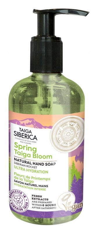 ТАЙГА Интенсивно увлажняющее мыло для рук, 300 мл Natura Siberica
ТАЙГА Интенсивно увлажняющее мыло для рук, 300 мл Natura Siberica