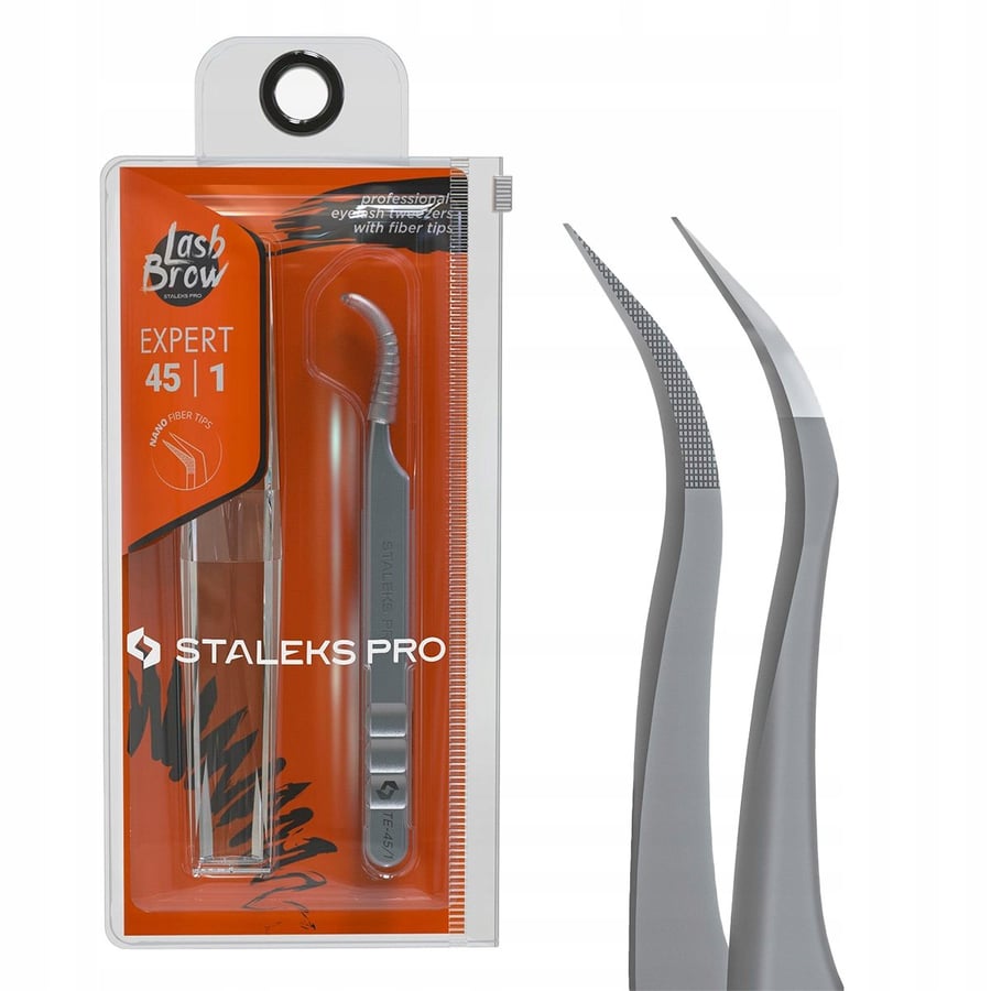 Профессиональный изогнутый пинцет для наращивания ресниц STALEKS TE-45/1
Профессиональный изогнутый пинцет для наращивания ресниц STALEKS TE-45/1