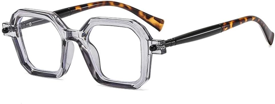 Женские солнцезащитные очки Punk Square с двухцветным градиентом, леопардовым принтом и черным покрытием, защита от УФ-излучения UV400; мужские очки с заклепками и прозрачной оправой DSVIGF, Gray Clear
Женские солнцезащитные очки Punk Square с двухцветным градиентом, леопардовым принтом и черным покрытием, защита от УФ-излучения UV400; мужские очки с заклепками и прозрачной оправой DSVIGF, Gray Clear