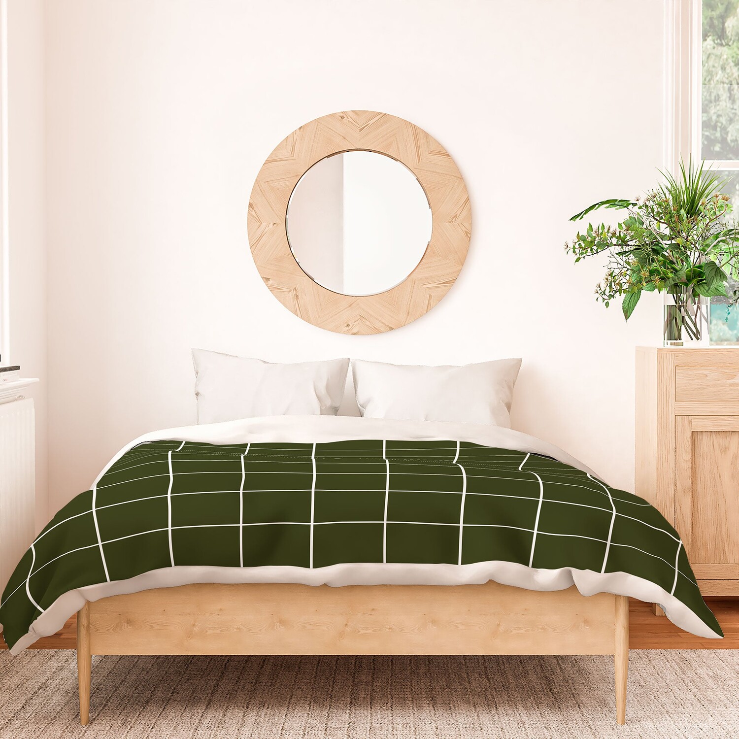 Summer Sun Home Art Grid Оливково-зеленое хлопковое пуховое одеяло Deny Designs, цвет Cotton
Summer Sun Home Art Grid Оливково-зеленое хлопковое пуховое одеяло Deny Designs, цвет Cotton