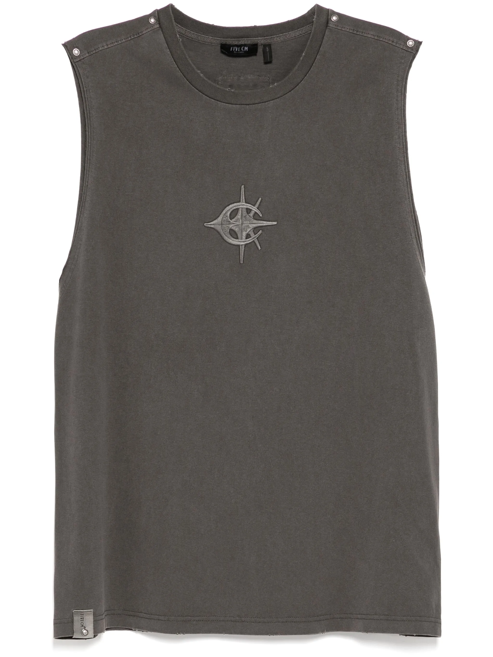 Жилет с вышитым логотипом Five Cm, серый
Жилет с вышитым логотипом Five Cm, серый