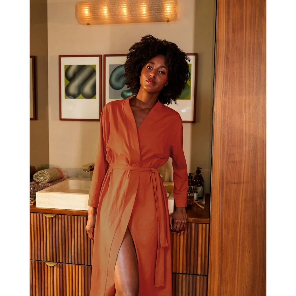 Халат Saigon элегантный дизайн Kayori, Terra
Халат Saigon элегантный дизайн Kayori, Terra