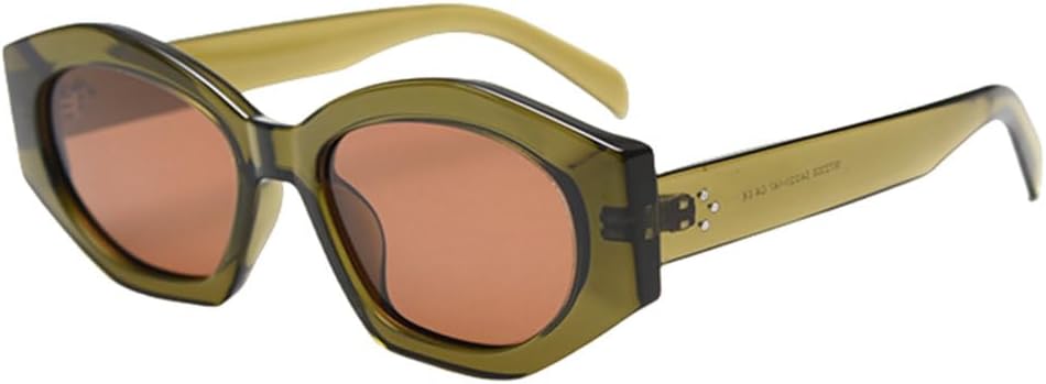 Солнцезащитные очки MUTYNE в стиле ретро для мужчин, зеленые и коричневые, с толстой оправой «кошачий глаз», солнцезащитные очки Polygon UV400 для женщин, Green With Brown
Солнцезащитные очки MUTYNE в стиле ретро для мужчин, зеленые и коричневые, с толстой оправой «кошачий глаз», солнцезащитные очки Polygon UV400 для женщин, Green With Brown