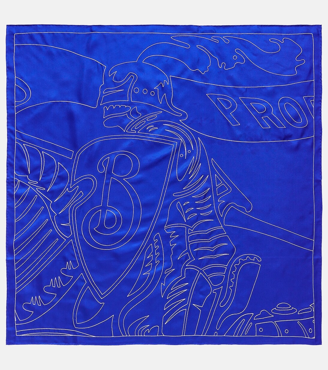 Экд шелковый шарф Burberry, синий
Экд шелковый шарф Burberry, синий