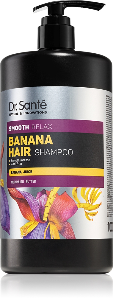 Банановый разглаживающий шампунь для вьющихся волос Dr. Santé, bananas 1000 мл
Банановый разглаживающий шампунь для вьющихся волос Dr. Santé, bananas 1000 мл