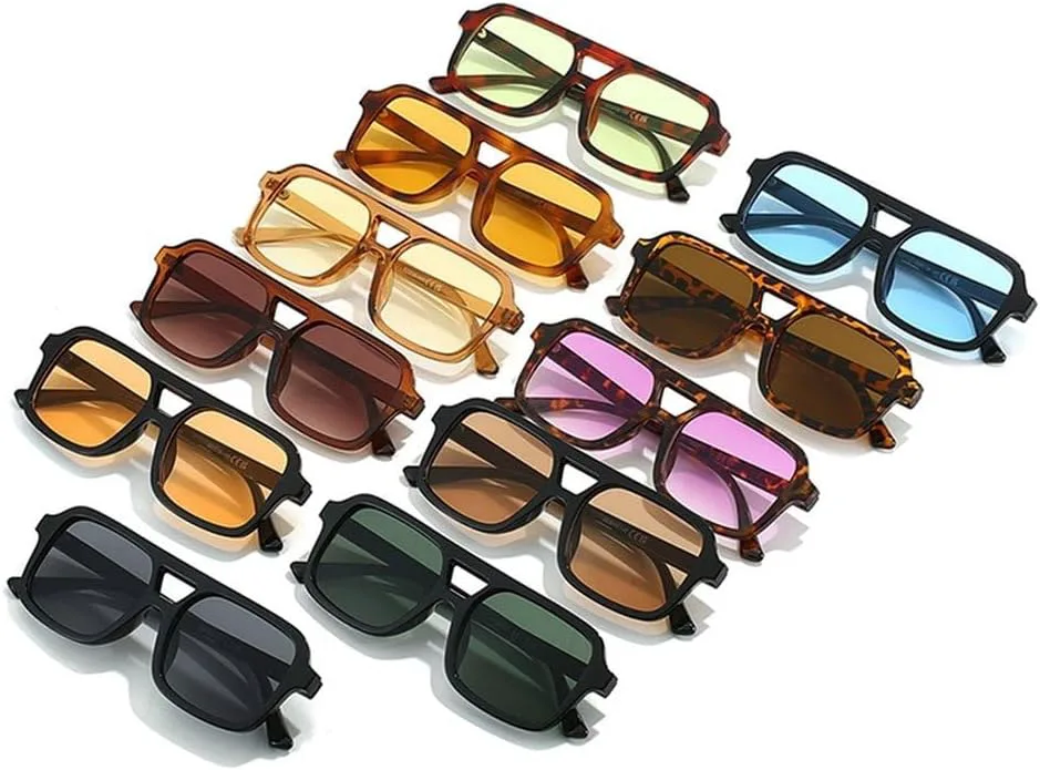 Модные солнцезащитные очки с двойной перемычкой, квадратной формы, прозрачные линзы с градиентом, стильные мужские солнцезащитные очки UV400 SKFGNX, Light Tea Yellow
Модные солнцезащитные очки с двойной перемычкой, квадратной формы, прозрачные линзы с градиентом, стильные мужские солнцезащитные очки UV400 SKFGNX, Light Tea Yellow