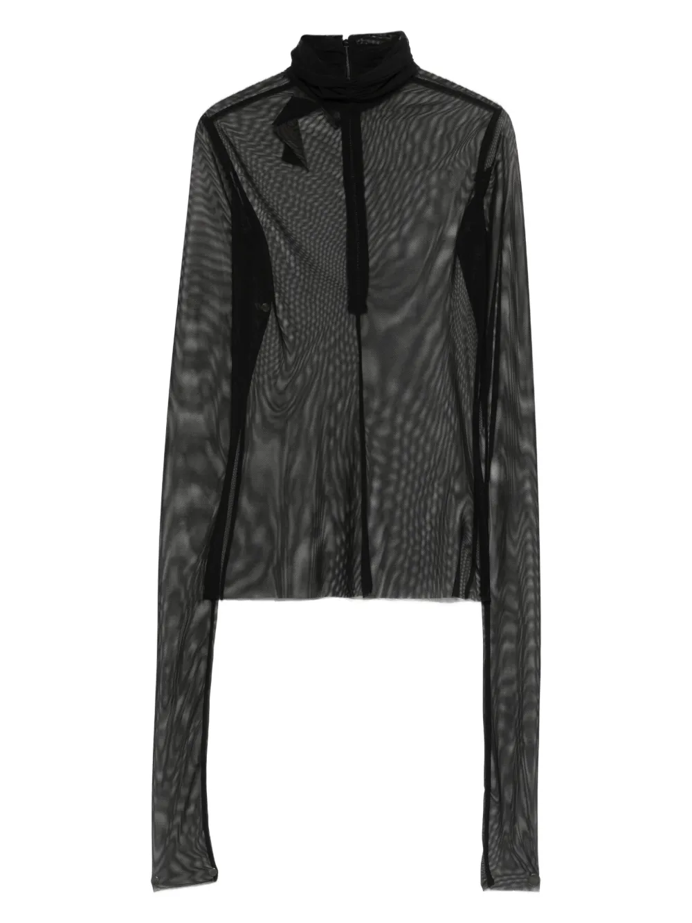 Топ Sovino с высоким воротником из тюля Rhizome, черный
Топ Sovino с высоким воротником из тюля Rhizome, черный