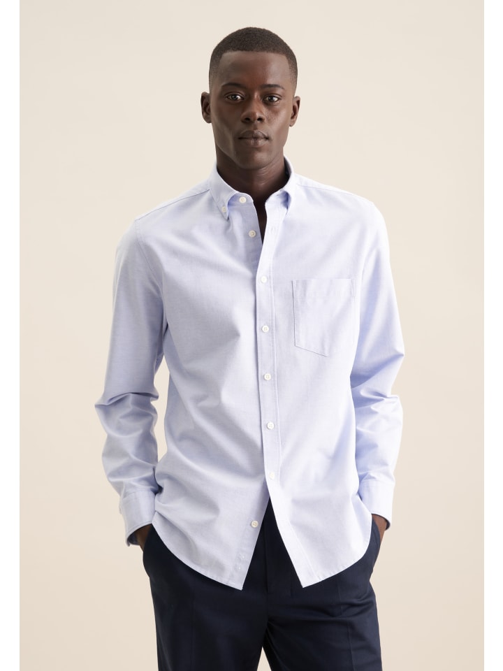 Рубашка Seidensticker, средне-синий
Рубашка Seidensticker, средне-синий