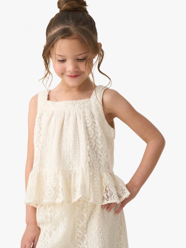 Детский джемпер с вязаным крючком топ Angel & Rocket, Cream
Детский джемпер с вязаным крючком топ Angel & Rocket, Cream