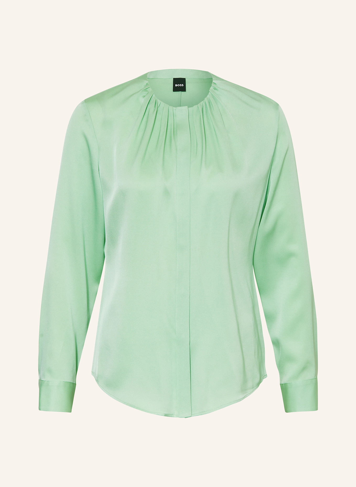 Шелковая блузка банора Boss, зеленый
Шелковая блузка банора Boss, зеленый