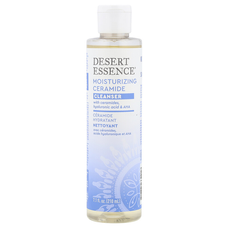 Desert Essence, Увлажняющее очищающее средство с керамидами, 210 мл (7,1 жидк. унц.) 
Desert Essence, Увлажняющее очищающее средство с керамидами, 210 мл (7,1 жидк. унц.)