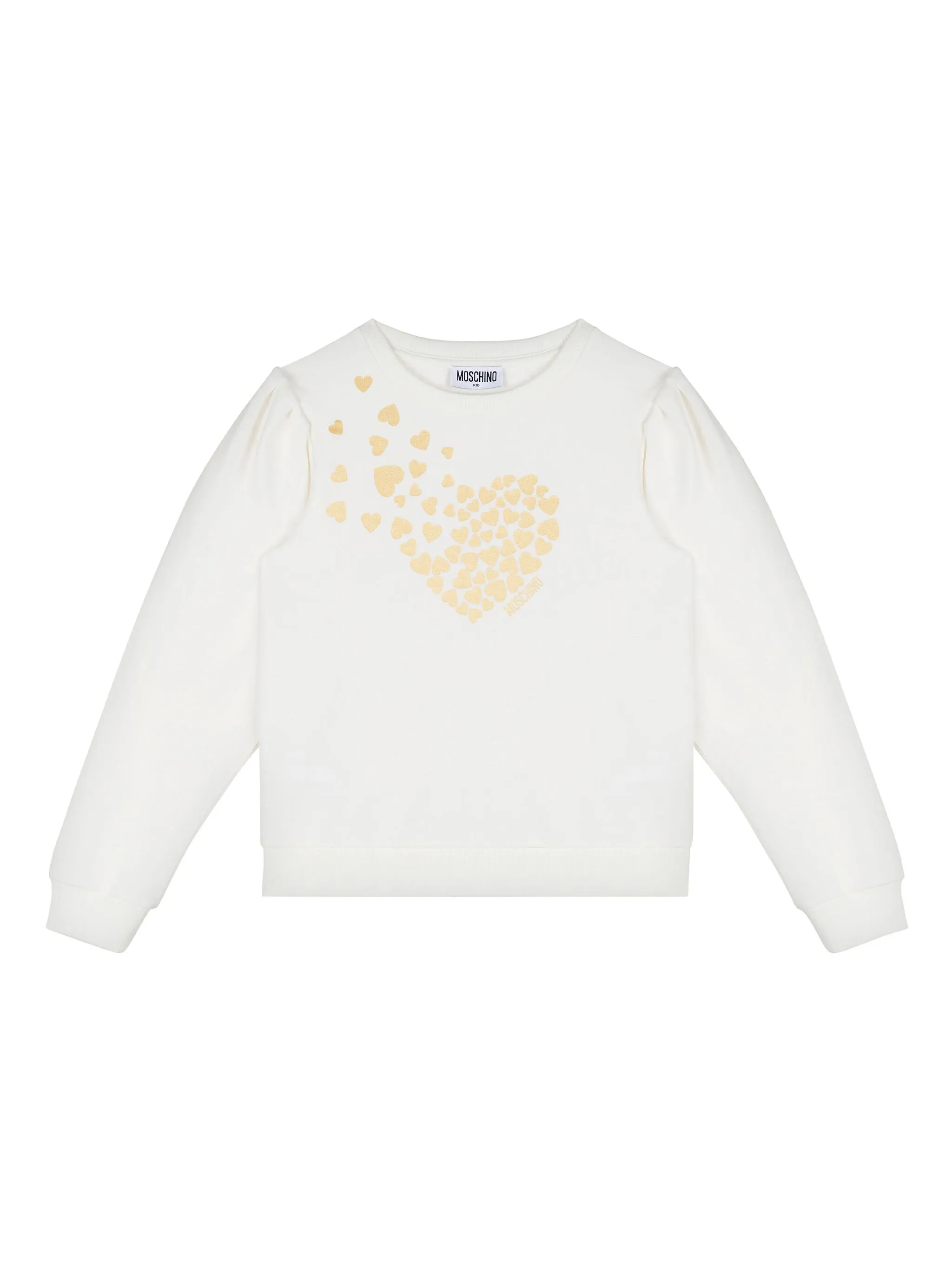 Свитер с принтом Moschino Kids, белый
Свитер с принтом Moschino Kids, белый