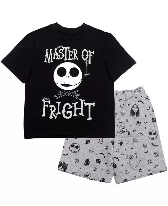 Комплект детской футболки и шорт с изображением Джека Скеллингтона «Кошмар перед Рождеством» для мальчиков Disney, серый
Комплект детской футболки и шорт с изображением Джека Скеллингтона «Кошмар перед Рождеством» для мальчиков Disney, серый