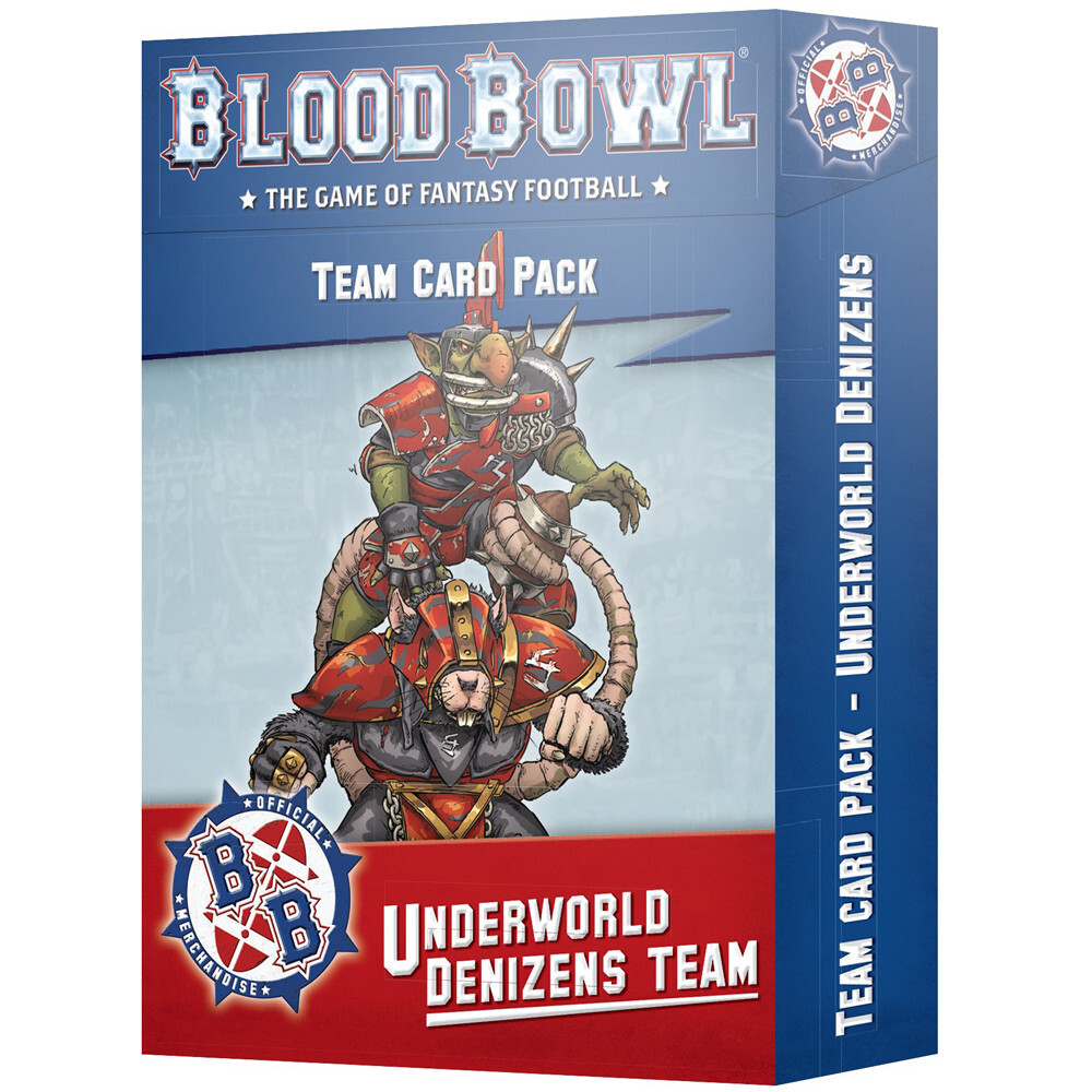 Миниатюра Games Workshop Blood Bowl: Underworld Denizens Team Card Pack
Миниатюра Games Workshop Blood Bowl: Underworld Denizens Team Card Pack