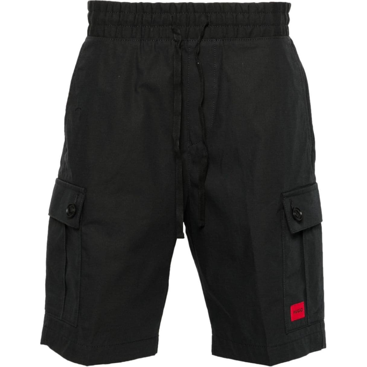 Хлопковые шорты карго Hugo с логотипом
Хлопковые шорты карго Hugo с логотипом