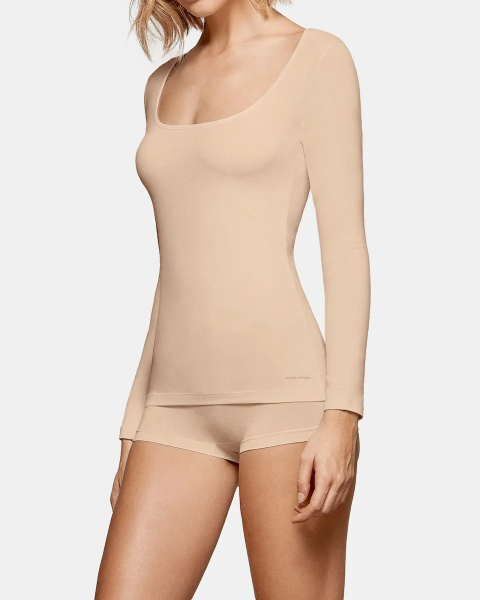 Терморегулирующая женская футболка с длинными рукавами и лодочным вырезом Impetus, бежевый
Терморегулирующая женская футболка с длинными рукавами и лодочным вырезом Impetus, бежевый