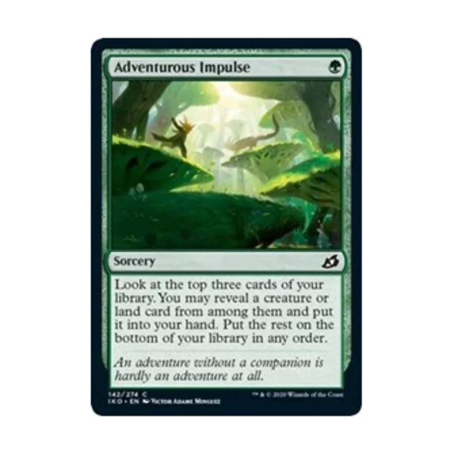 CCG Авантюрный импульс (C), MTG - Ikoria - Lair of Behemoths
CCG Авантюрный импульс (C), MTG - Ikoria - Lair of Behemoths