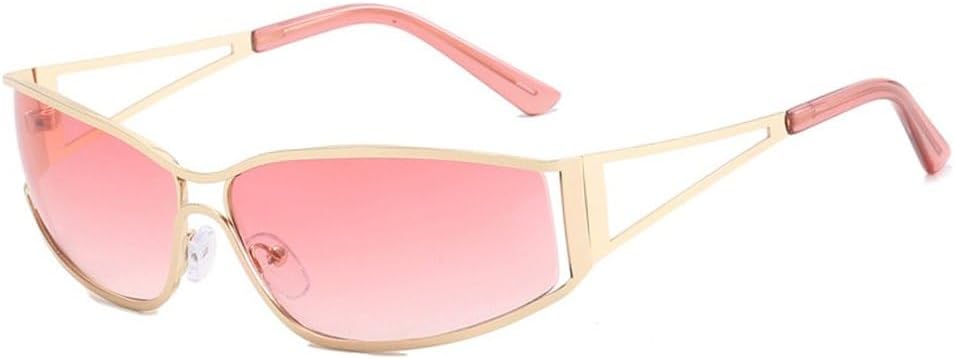 Солнцезащитные очки для женщин и мужчин, большие, с градиентным рассеиванием, солнцезащитные очки в стиле стимпанк, солнцезащитные очки с зеркальными линзами GHVWYX, Pink
Солнцезащитные очки для женщин и мужчин, большие, с градиентным рассеиванием, солнцезащитные очки в стиле стимпанк, солнцезащитные очки с зеркальными линзами GHVWYX, Pink