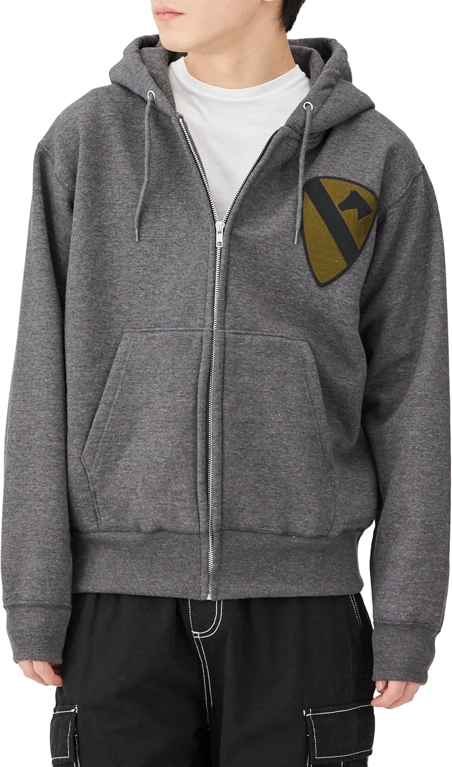 Толстовка с капюшоном в стиле F, нашивка с гербом армии США, флисовая подкладка, толстовка на молнии, цвет угольно-серый F-Style
Толстовка с капюшоном в стиле F, нашивка с гербом армии США, флисовая подкладка, толстовка на молнии, цвет угольно-серый F-Style