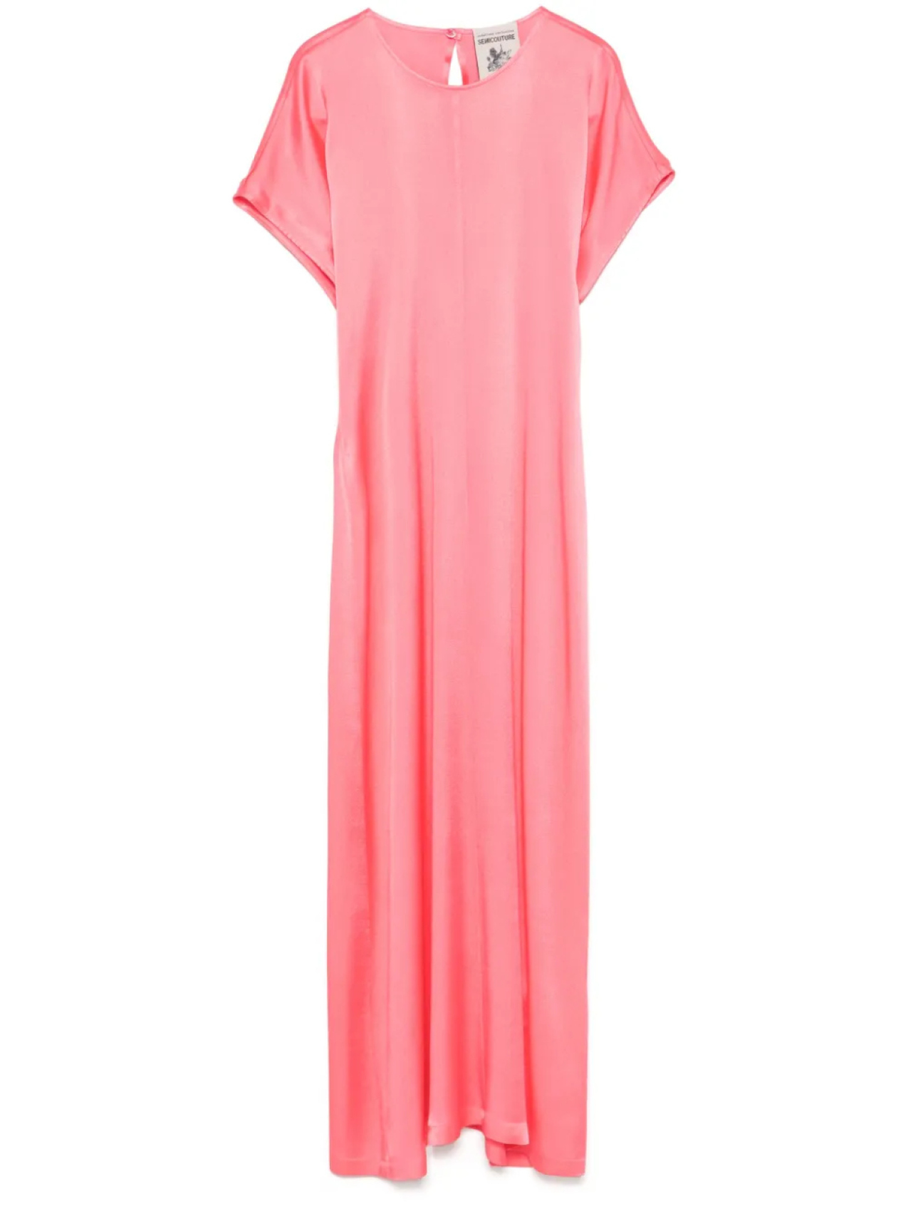 Semicouture атласное платье макси, розовый
Semicouture атласное платье макси, розовый