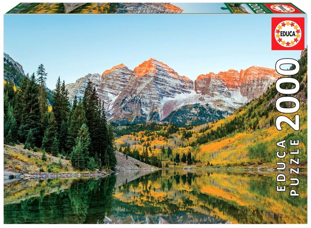 Educa, пазл, Maroon Bells, США, 2000 шт.
Educa, пазл, Maroon Bells, США, 2000 шт.