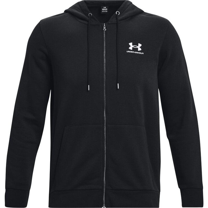 Толстовка с капюшоном ua essential flice fz hood Under Armour, черный
Толстовка с капюшоном ua essential flice fz hood Under Armour, черный