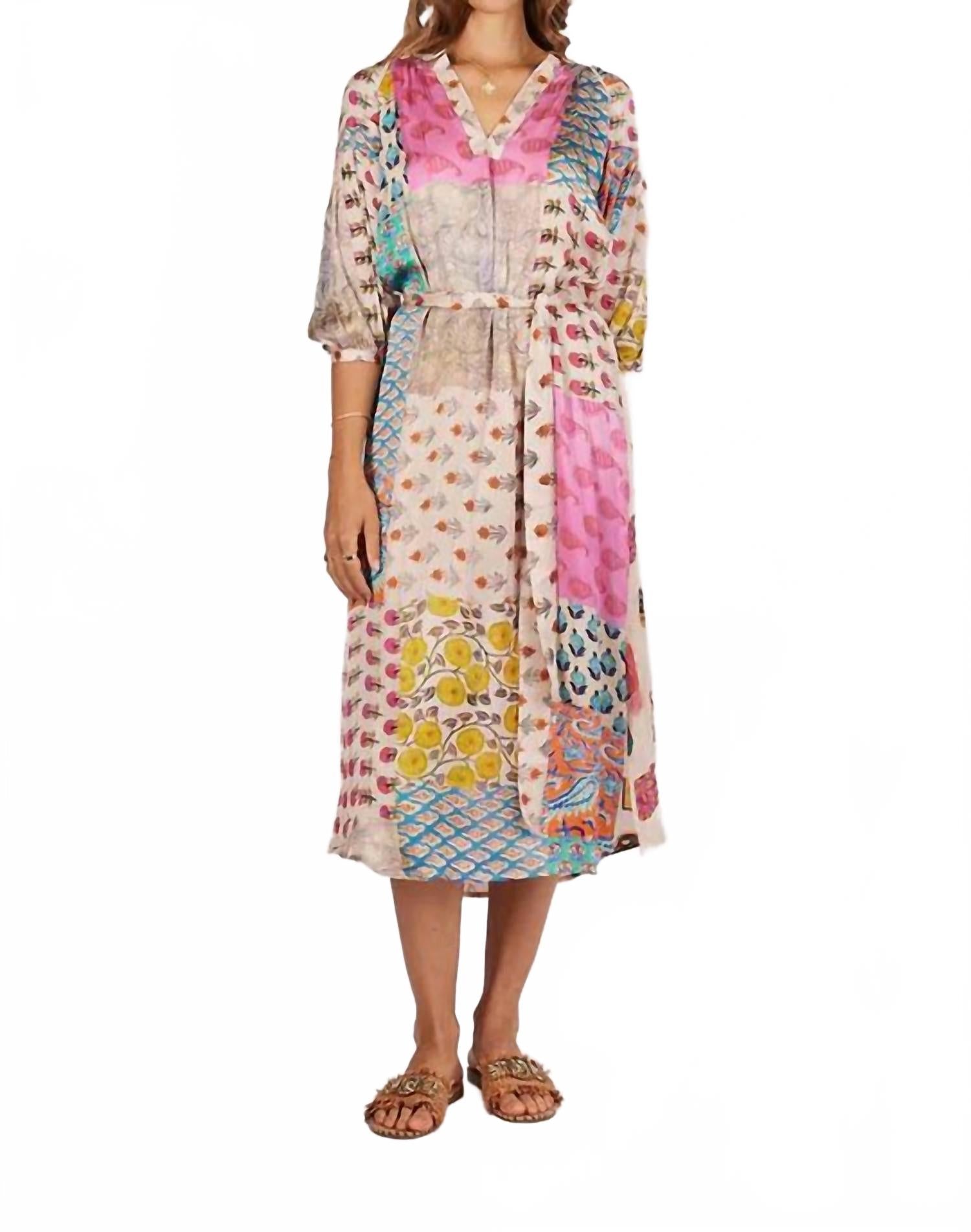 Платье миди в китайском стиле, разноцветное Rubyyaya, Multi
Платье миди в китайском стиле, разноцветное Rubyyaya, Multi