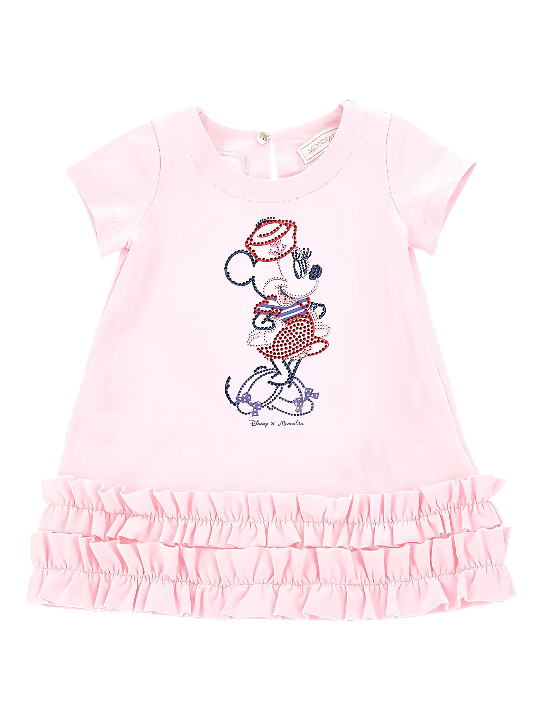 Декорированное платье-футболка Minnie из коллаборации с Disney Monnalisa, розовый
Декорированное платье-футболка Minnie из коллаборации с Disney Monnalisa, розовый