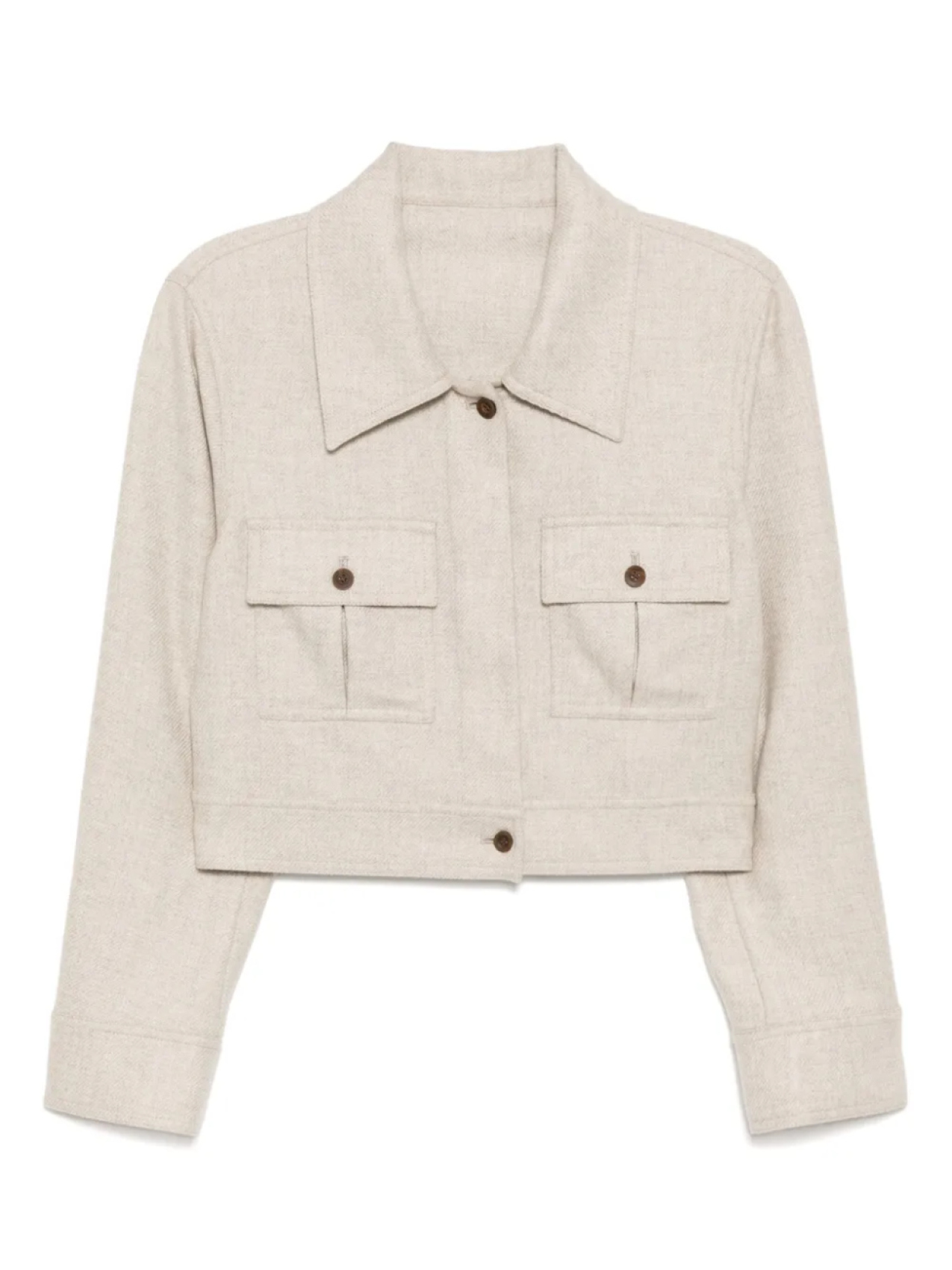 Укороченная куртка из кашемира N.Peal, нейтральный
Укороченная куртка из кашемира N.Peal, нейтральный