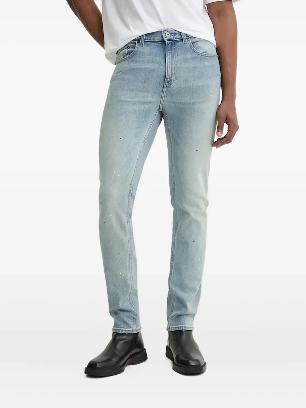 Джинсы с эффектом разбрызганной краски HUGO, синий
Джинсы с эффектом разбрызганной краски HUGO, синий