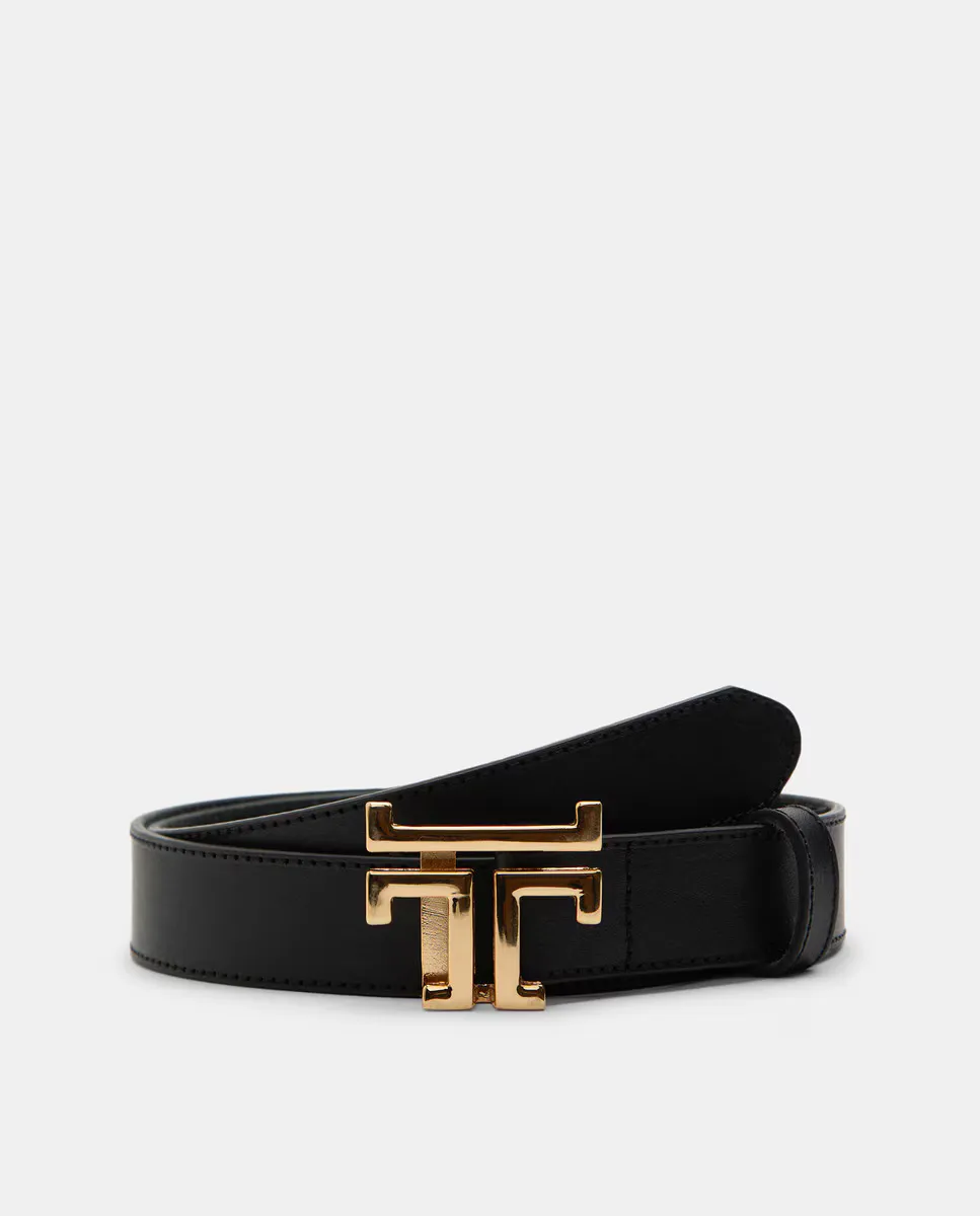 Кожаный ремень с пряжкой-логотипом Latouche, черный
Кожаный ремень с пряжкой-логотипом Latouche, черный