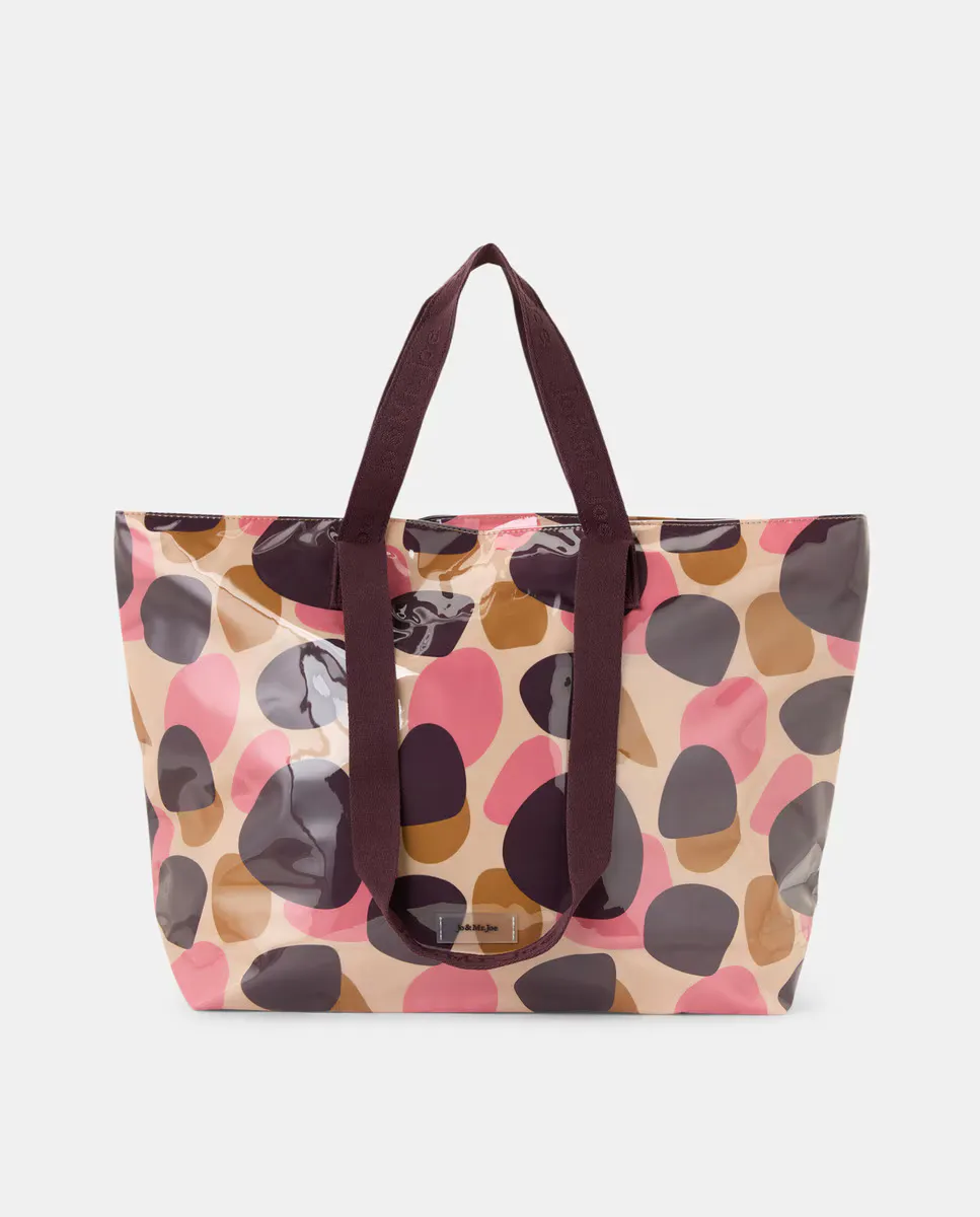 Сумка с геометрическим принтом Jo & Mr. Joe, розовый
Сумка с геометрическим принтом Jo & Mr. Joe, розовый