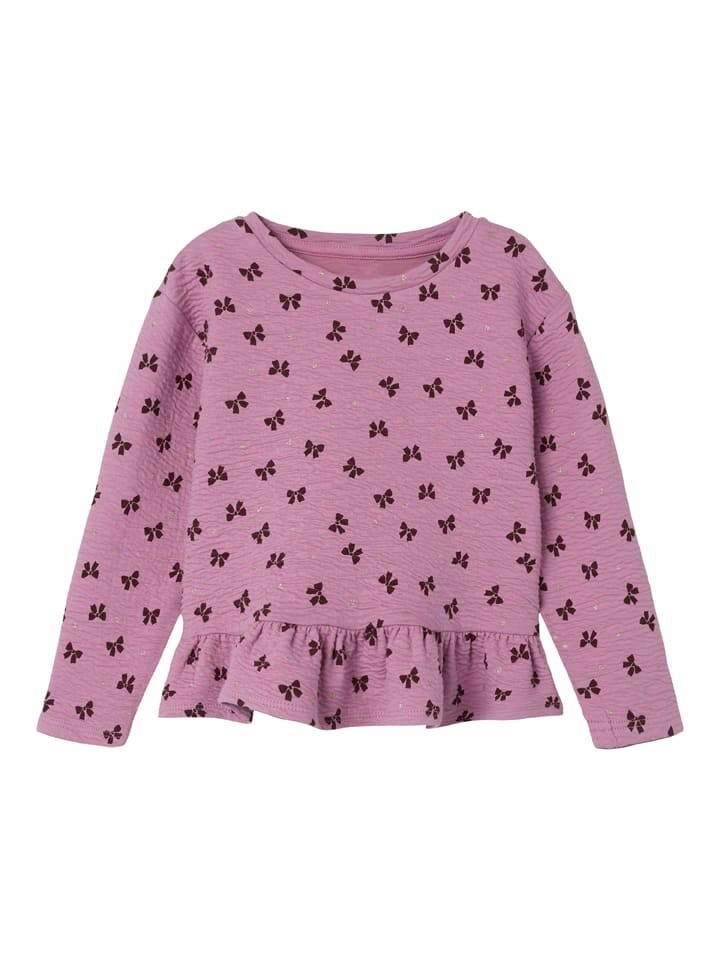 Лонгслив name it Longsleeve, фиолетовый 
Лонгслив name it Longsleeve, фиолетовый