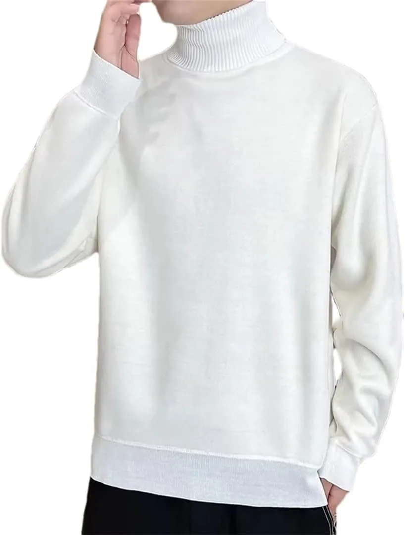 Мужской термофлисовый водолазный свитер с длинными рукавами
Мужской термофлисовый водолазный свитер с длинными рукавами