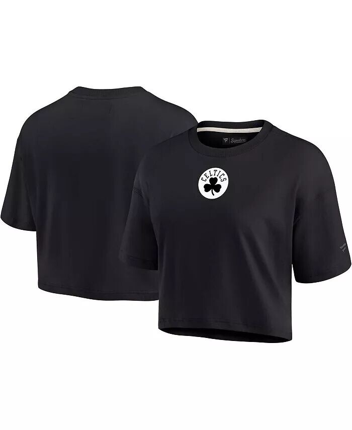 Женская черная укороченная футболка Boston Celtics Super Soft свободного кроя Fanatics Signature
Женская черная укороченная футболка Boston Celtics Super Soft свободного кроя Fanatics Signature