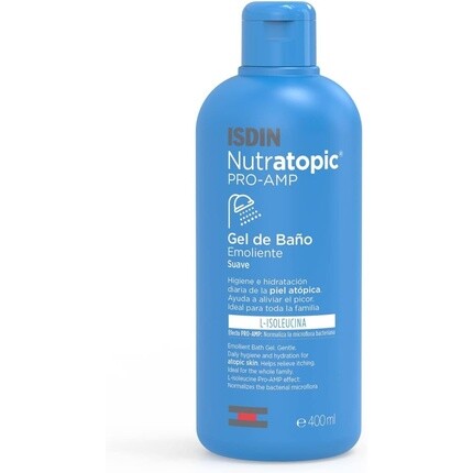 Nutratopic Pro-Amp Гель для душа для атопической кожи 400мл, Isdin
Nutratopic Pro-Amp Гель для душа для атопической кожи 400мл, Isdin