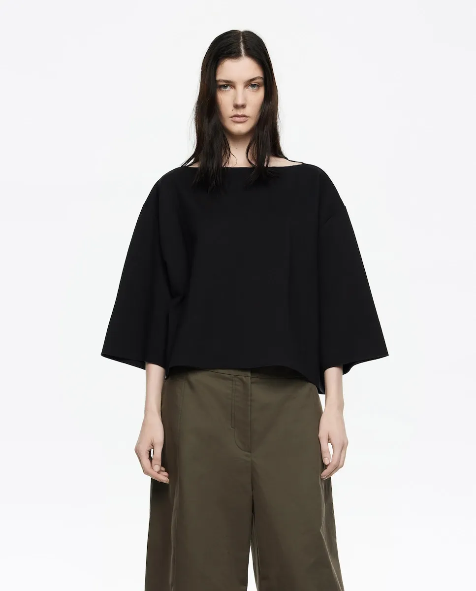 Женская футболка из римского трикотажа свободного кроя Bimba y Lola, черный
Женская футболка из римского трикотажа свободного кроя Bimba y Lola, черный