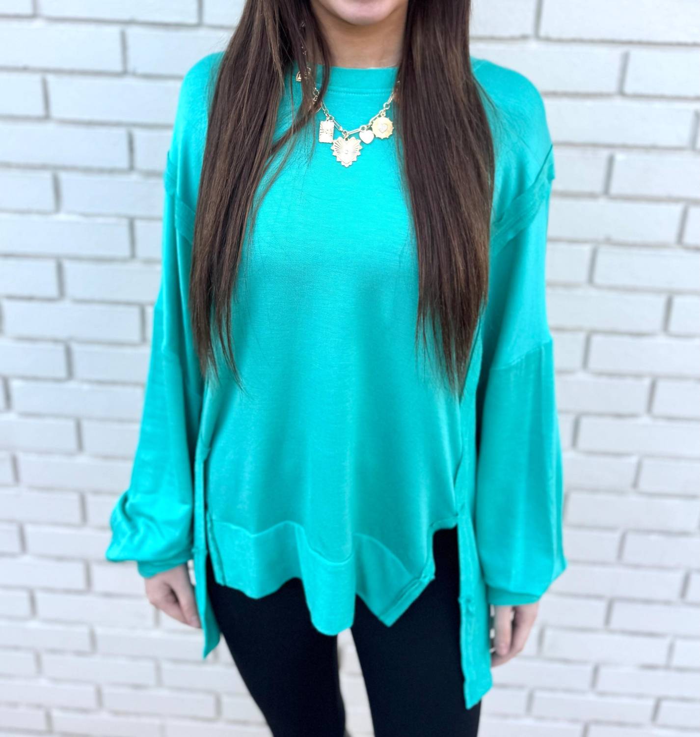 Пуловер Hi-Low цвета Mint Ces Femme
Пуловер Hi-Low цвета Mint Ces Femme