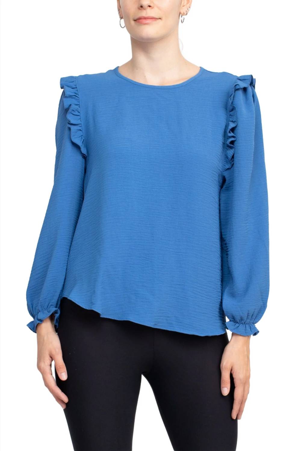 Counterparts Топ Bishop с присборенными манжетами, отделанный шерпой синего цвета
Counterparts Топ Bishop с присборенными манжетами, отделанный шерпой синего цвета